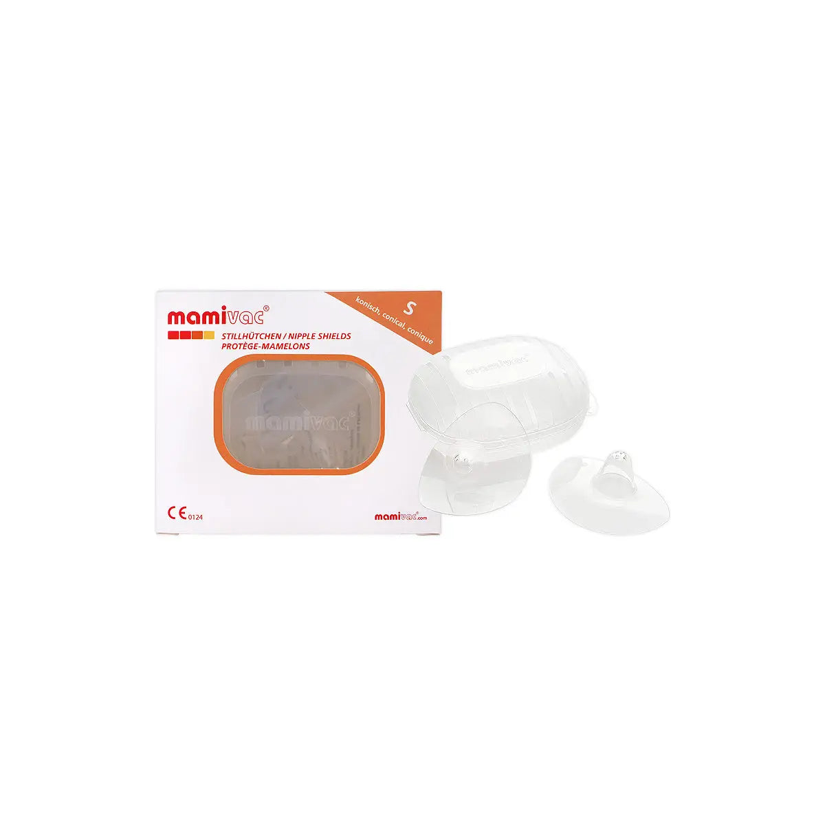 mamivac Nipple Shields Conical 18mm - S (Box/2pcs)
