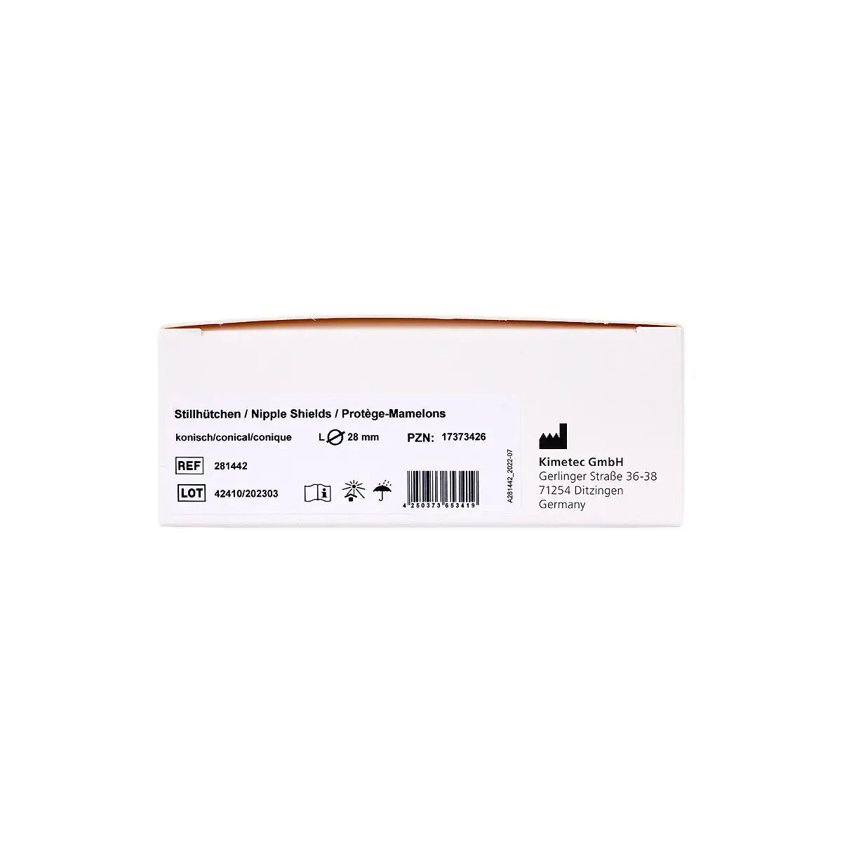 mamivac Nipple Shields Conical 28mm - L (Box/2pcs)