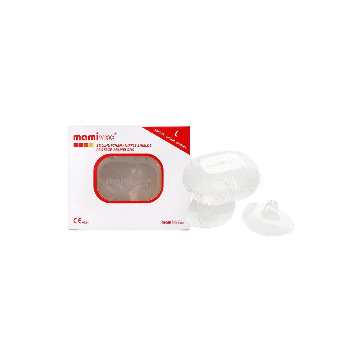 mamivac Nipple Shields Conical 28mm - L (Box/2pcs)