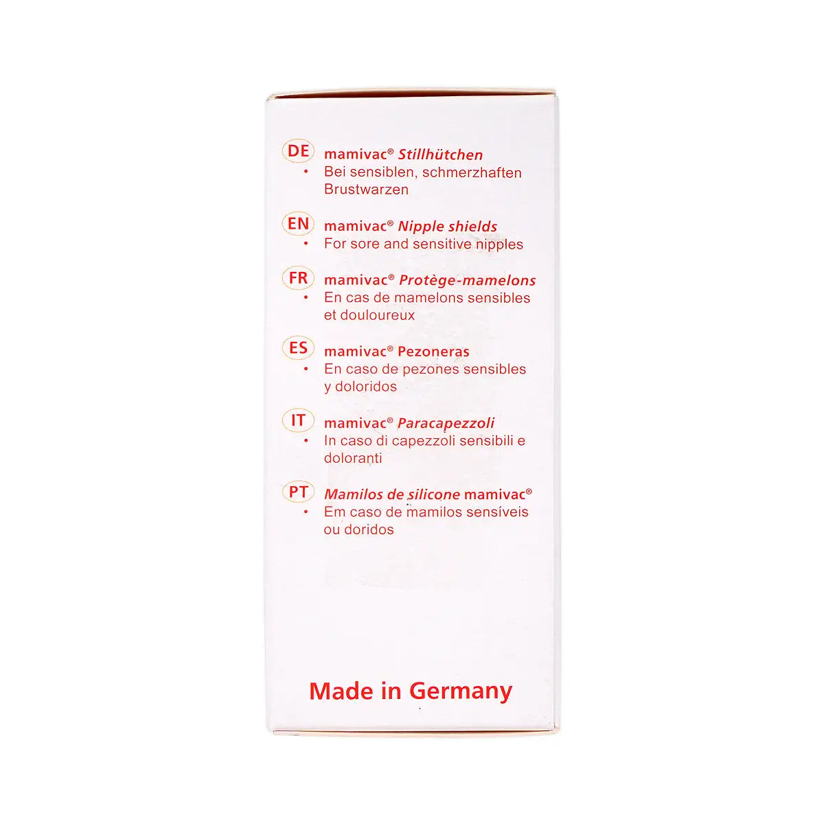 mamivac Nipple Shields Cherry Shape 28mm - L (Box/2pcs)