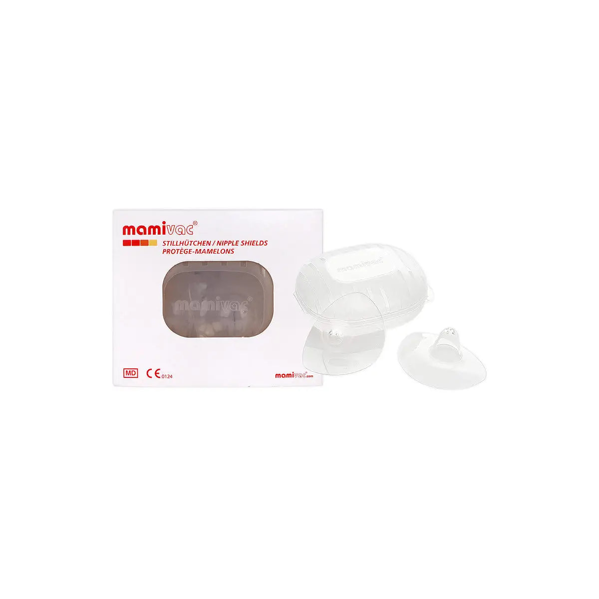 mamivac Nipple Shields Cherry Shape 28mm - L (Box/2pcs)