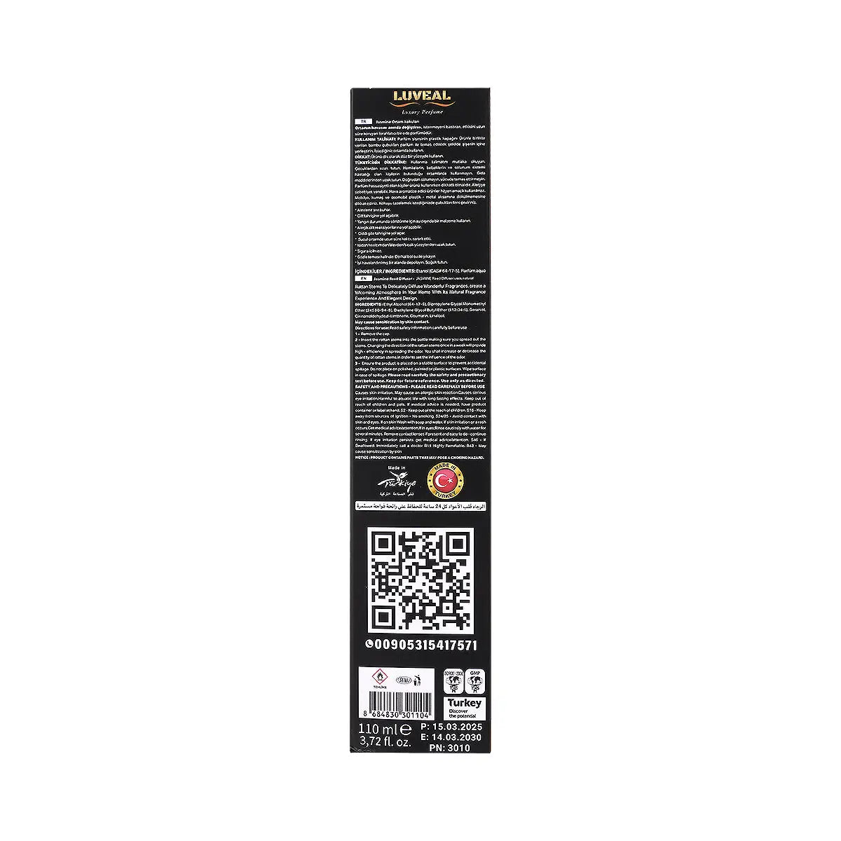 2-Luveal Luxury Reed Diffuser 110ml-Baby +1