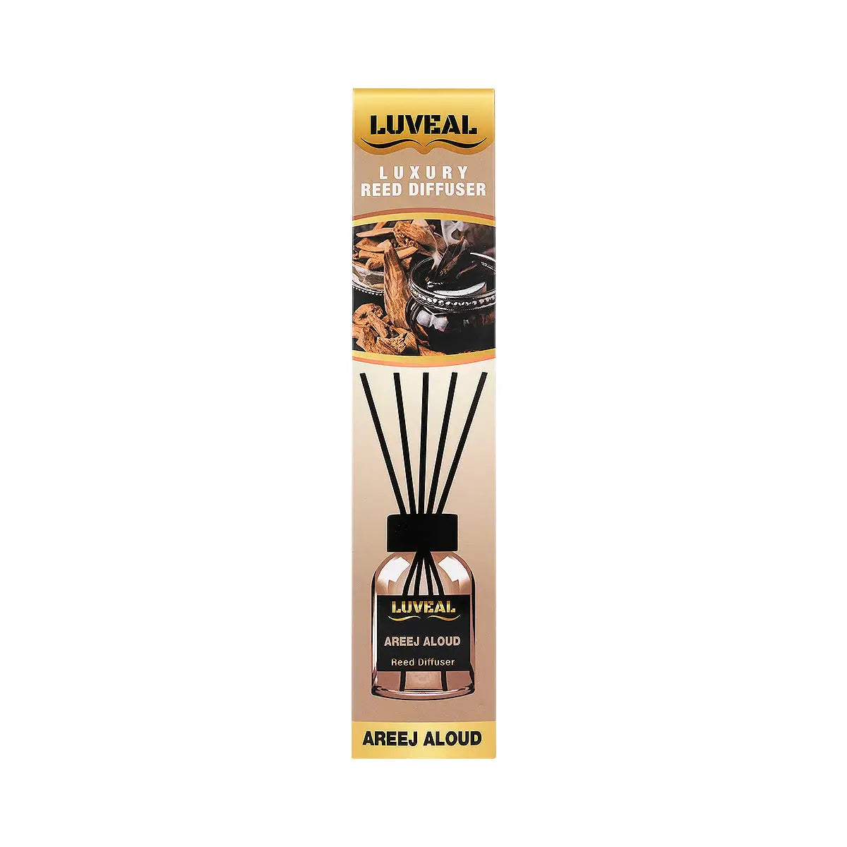 1-Luveal Luxury Reed Diffuser 110ml-Areej Al Oud