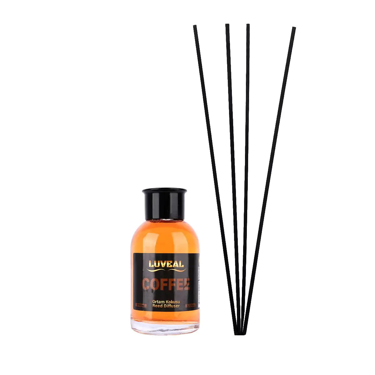 6-Luveal Luxury Reed Diffuser 110ml-Coffee +5