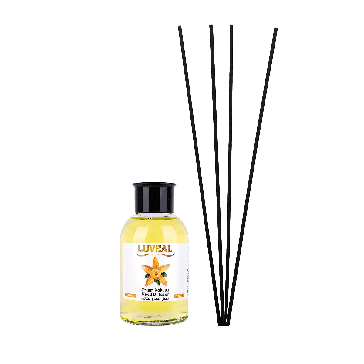 6-Luveal Luxury Reed Diffuser 110ml-Vanilla +5
