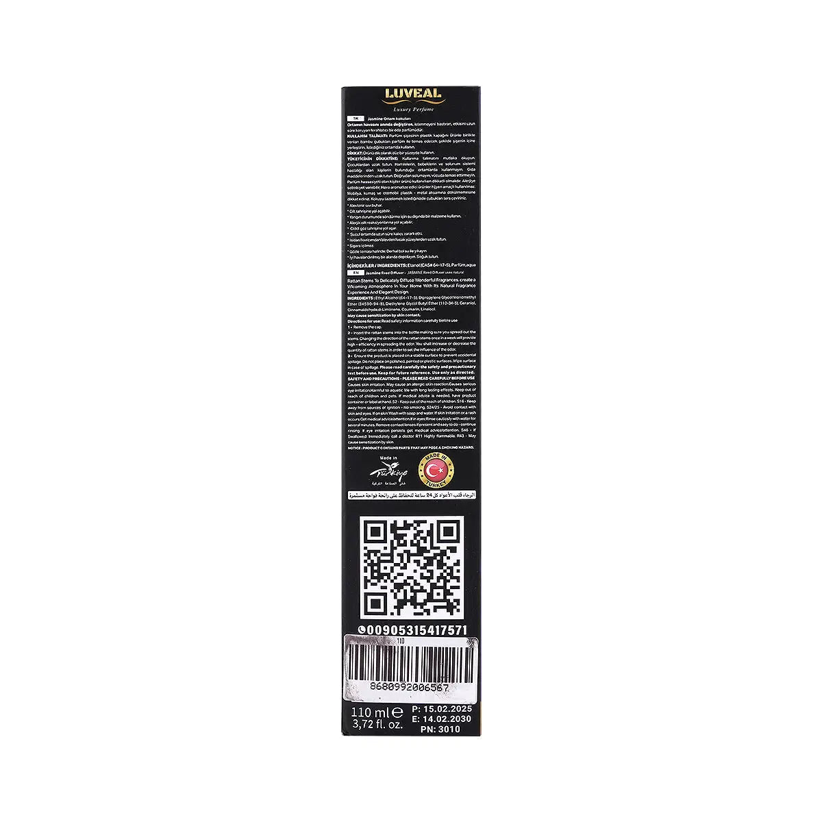2-Luvea lLuxury Reed Diffuser 110ml-Lavender +1