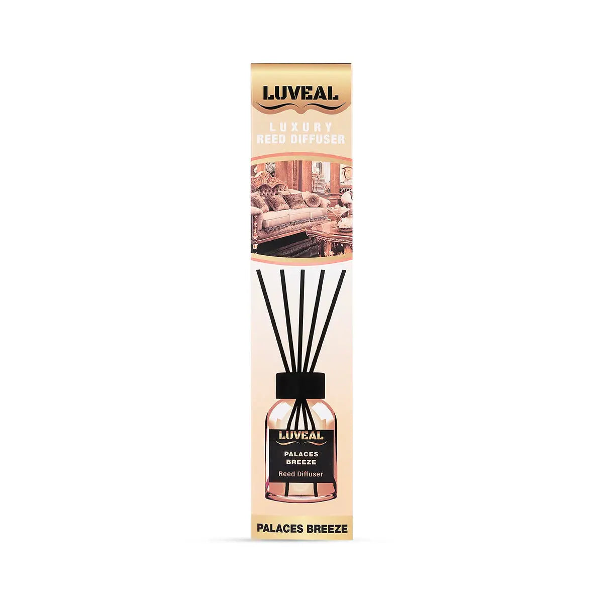 1-Luveal Luxury Reed Diffuser 110ml-Palaces Breeze