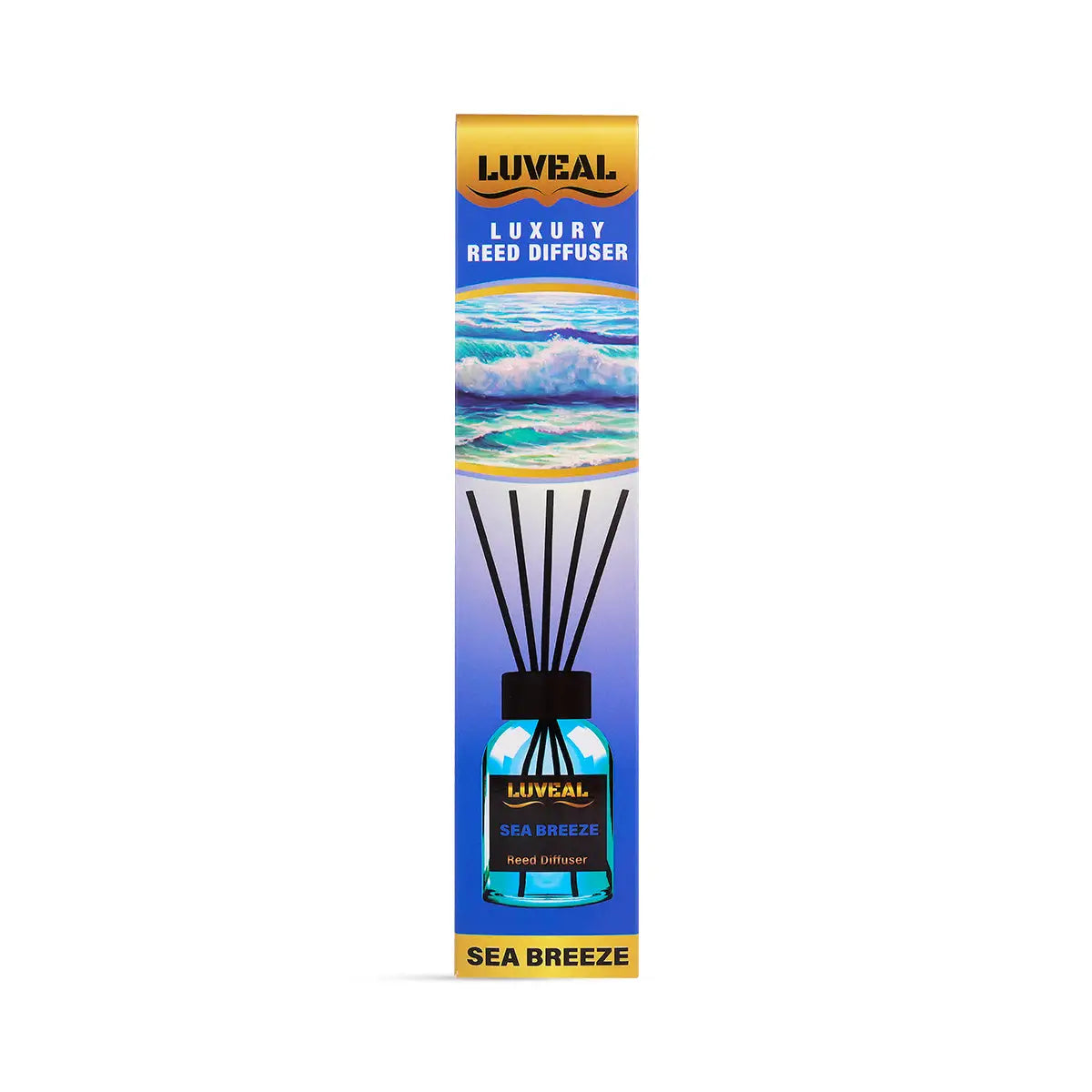 1-Luveal Luxury Reed Diffuser 110ml-Sea Breeze