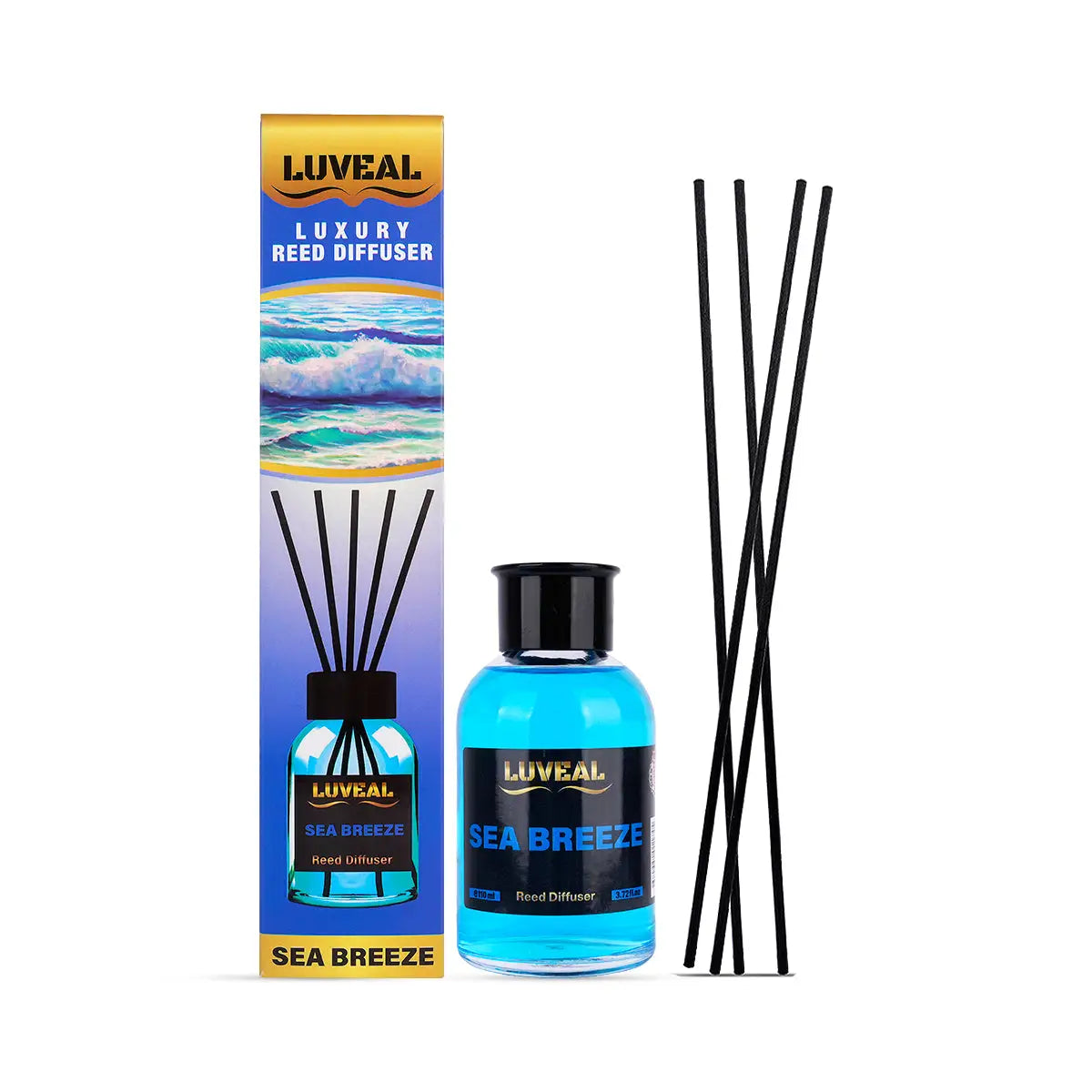 5-Luveal Luxury Reed Diffuser 110ml-Sea Breeze +4
