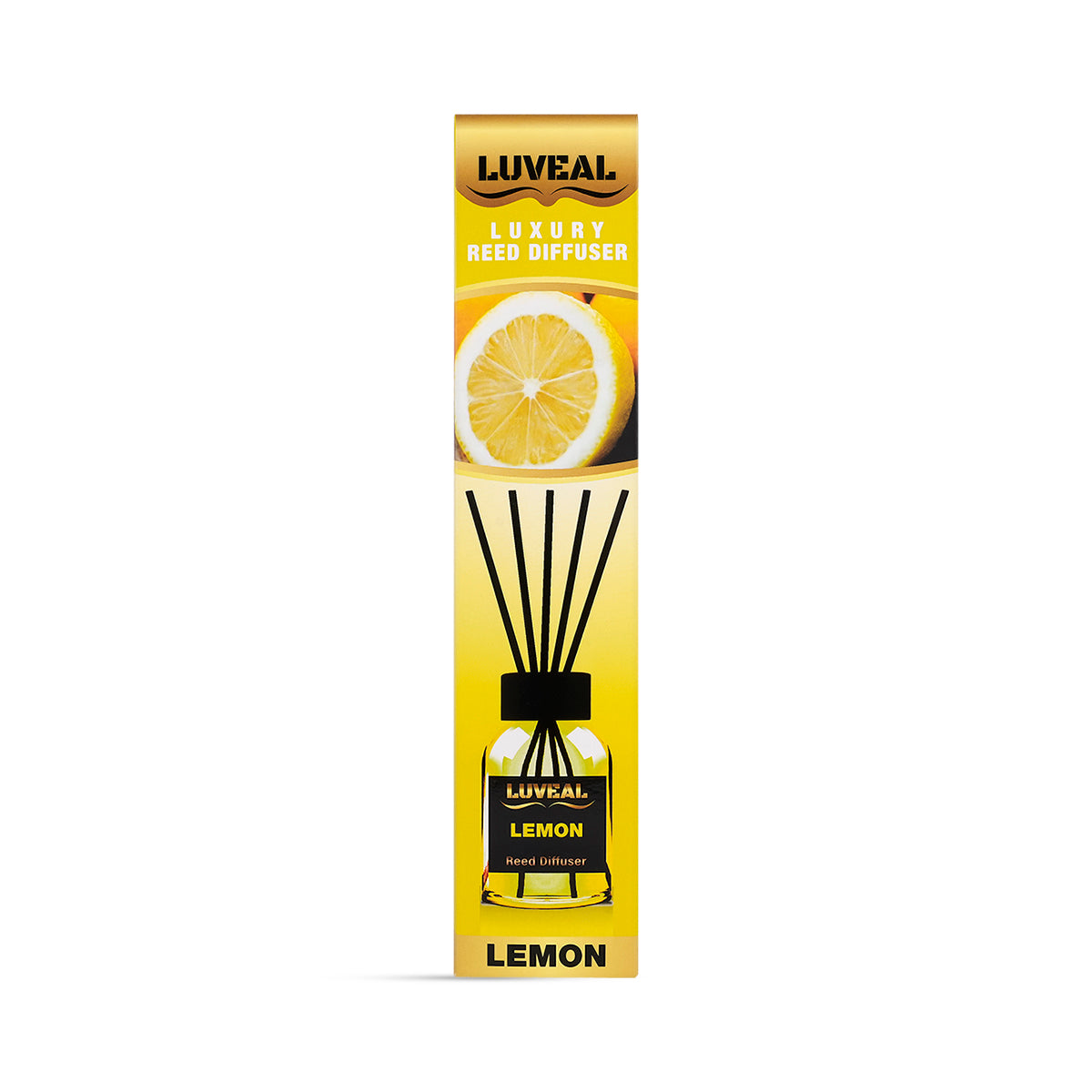 1-Luveal Luxury Reed Diffuser 110ml-Lemon