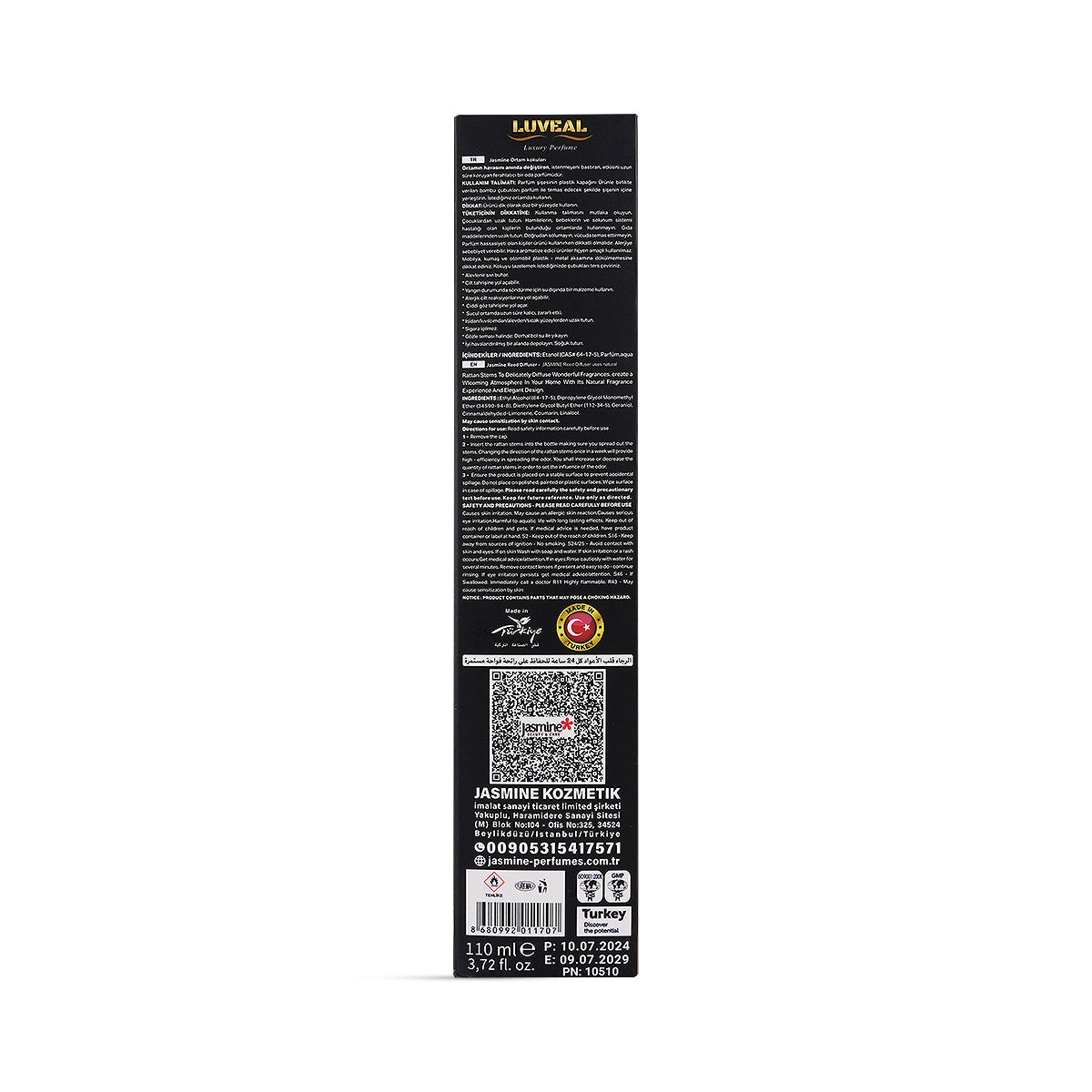 2-Luveal Luxury Reed Diffuser 110ml-Lemon +1