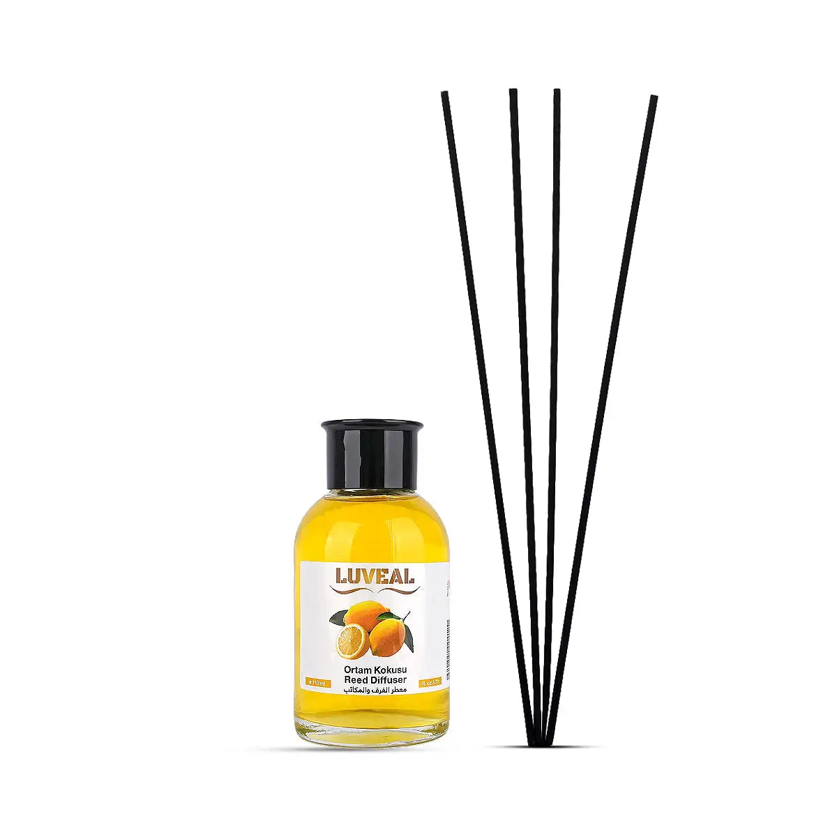 60779-Luveal Luxury Reed Diffuser 110mL-Lemon +5