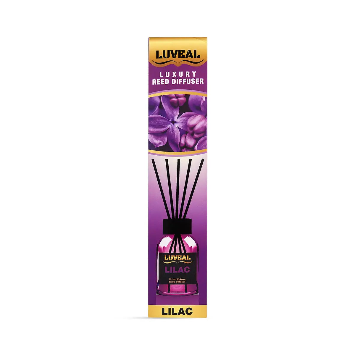 1-Luveal Luxury Reed Diffuser 110ml-Lilac