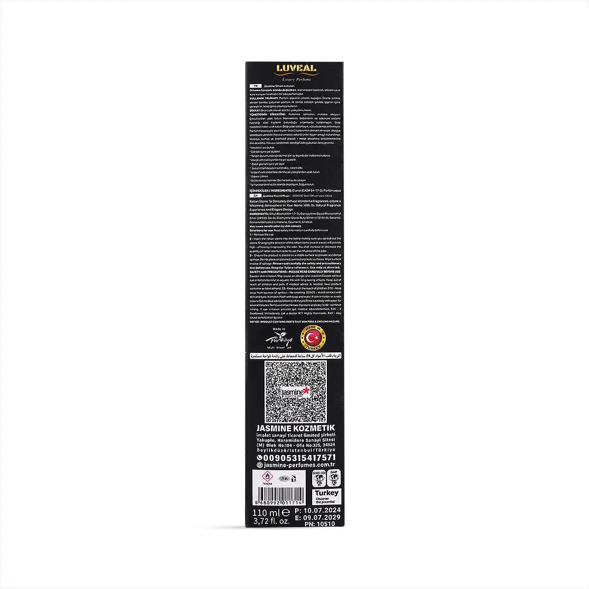 2-Luveal Luxury Reed Diffuser 110ml-Lilac +1
