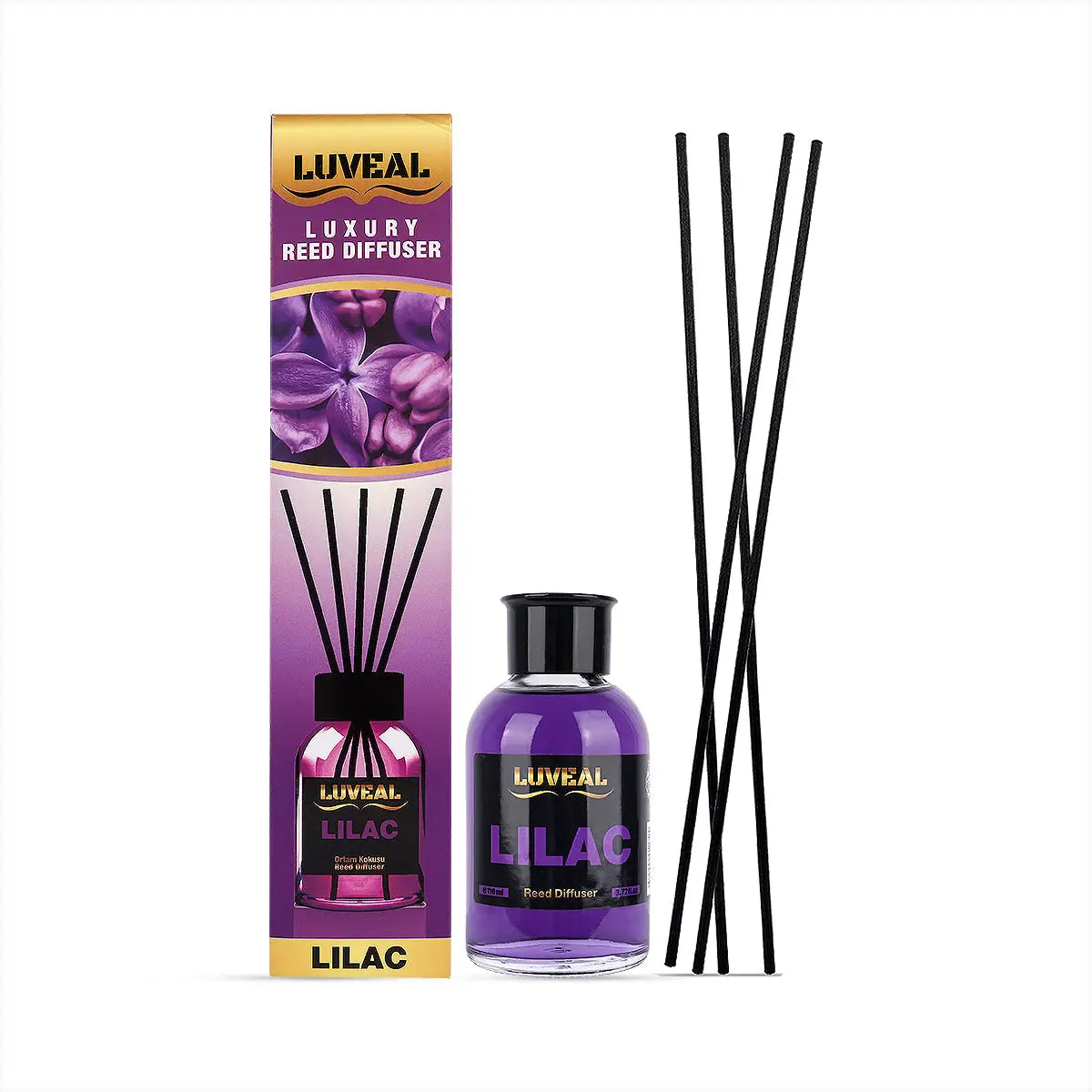5-Luveal Luxury Reed Diffuser 110ml-Lilac +4