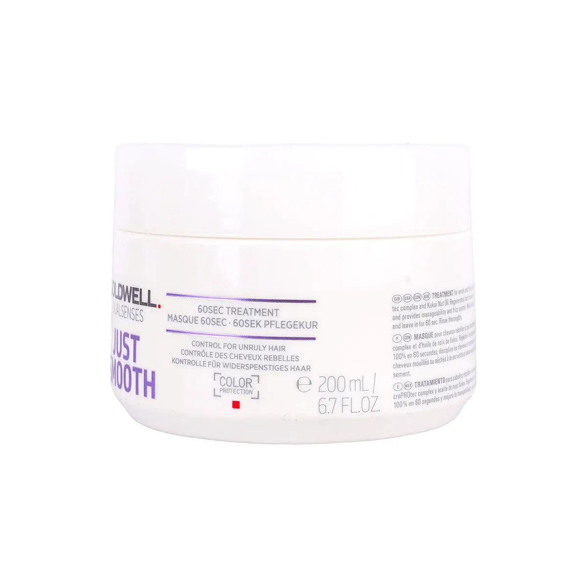 3-Goldwell Dual Senses Just Smooth 60sec Treatment 200ml +2
