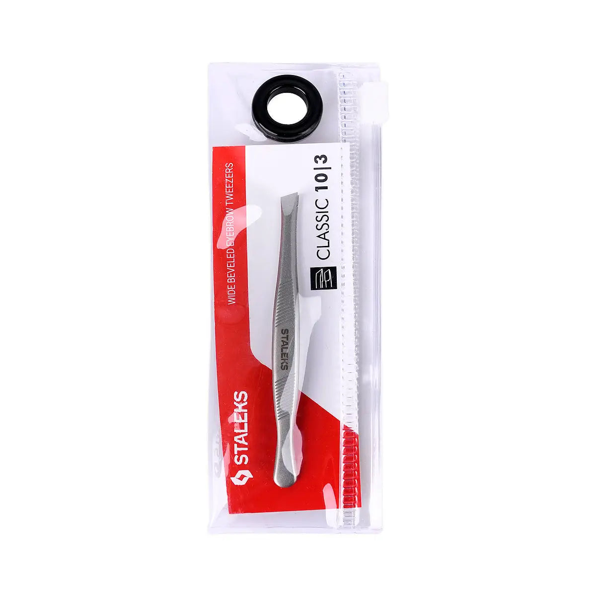 1-Staleks Wild Beveled EyeBrow Tweezers Classic 10/3