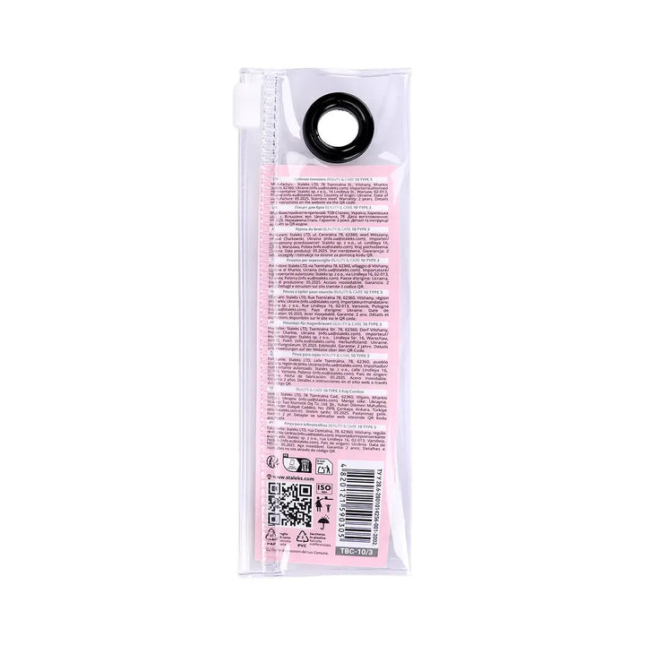 60847-Staleks Wild Beveled EyeBrow Tweezers 10/3 +1