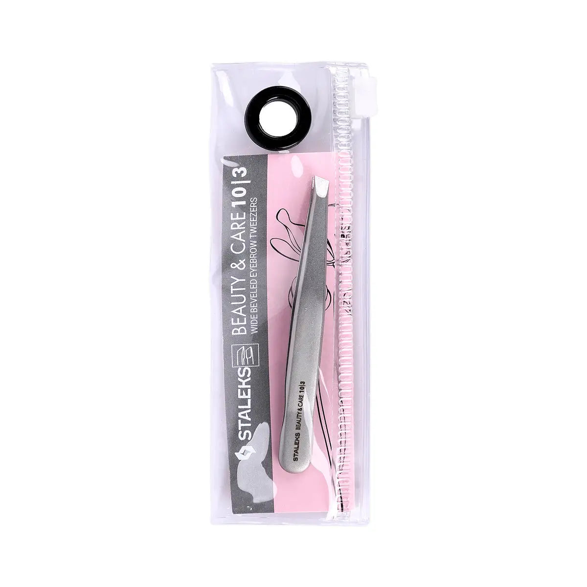 1-Staleks Wild Beveled EyeBrow Tweezers 10/3