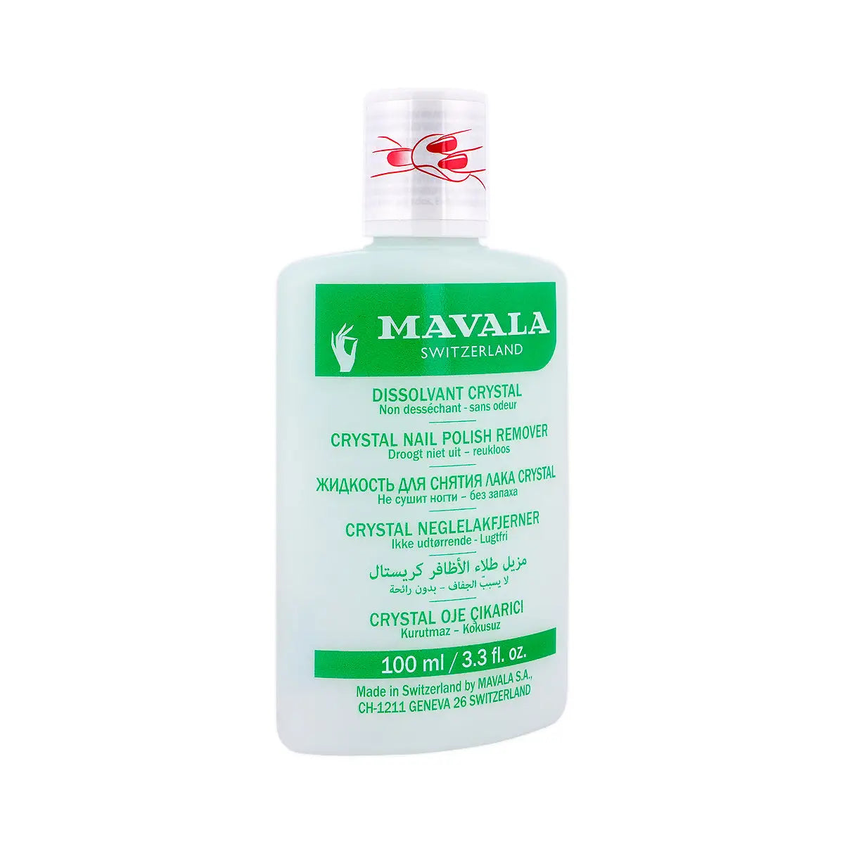 2-Mavala Crystal Nail Polish Remover 100ml +1