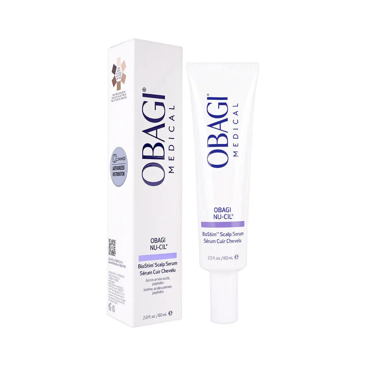 4-Obagi Medical Nu-Cil Bio Stim Scalp Serum 60ml +3