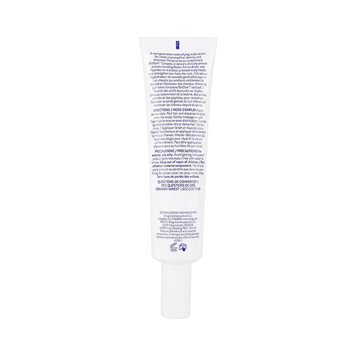 2-Obagi Medical Nu-Cil Bio Stim Scalp Serum 60ml +1