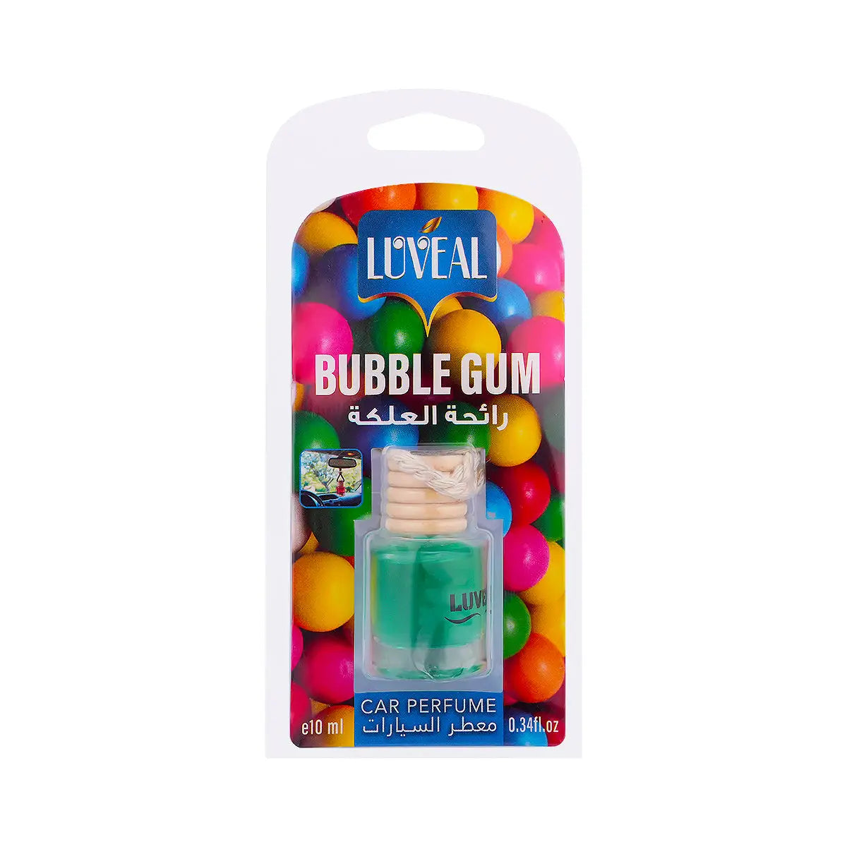 60891-Luveal Car Perfume 10mL-Bubble Gum