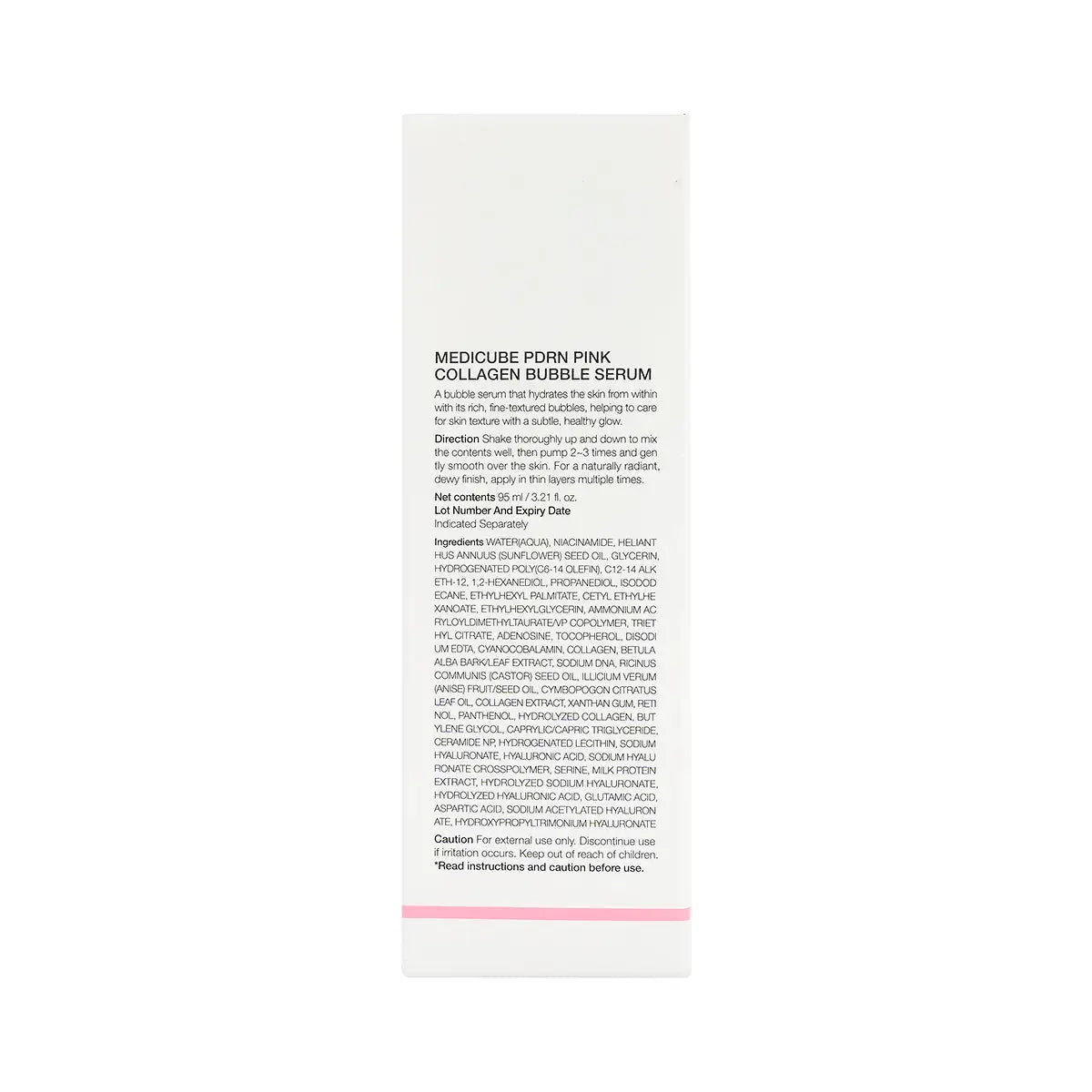 Medicube PDRN Pink Collagen Bubble Serum 95ml