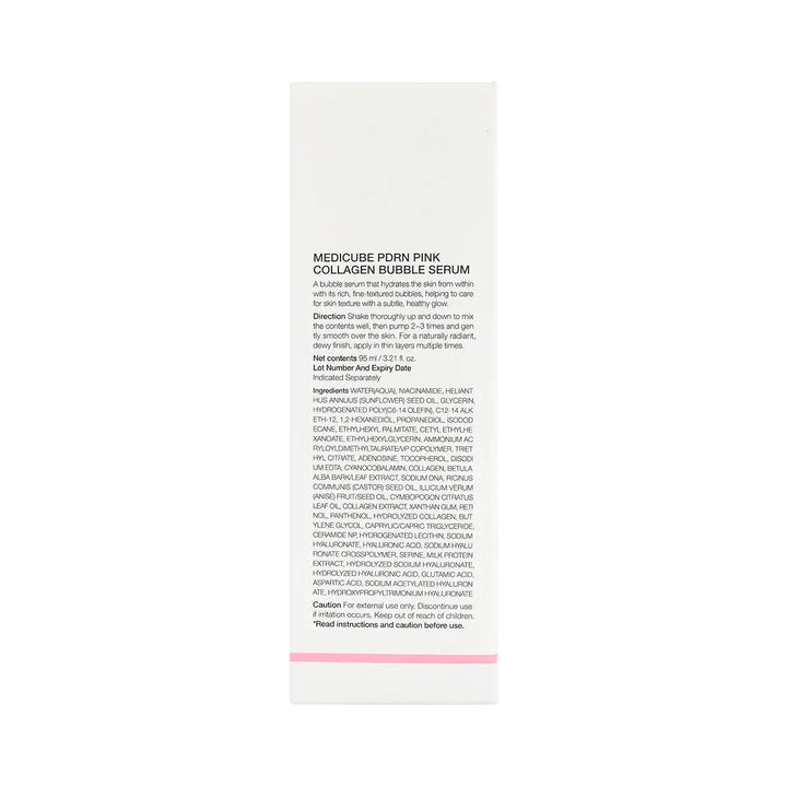 60893-Medicube PDRN Pink Collagen Bubble Serum 95ml +1