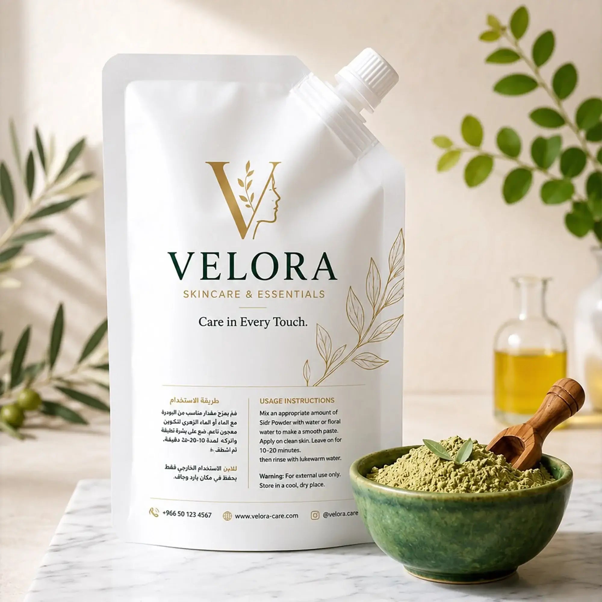 60898-Velora Sidr Powder Box - 4Pouches +2