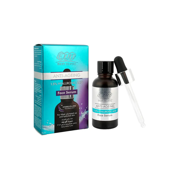60900-Eva Skin Clinic Anti-Ageing Hyaluronic Acid Face Serum 30ml +6