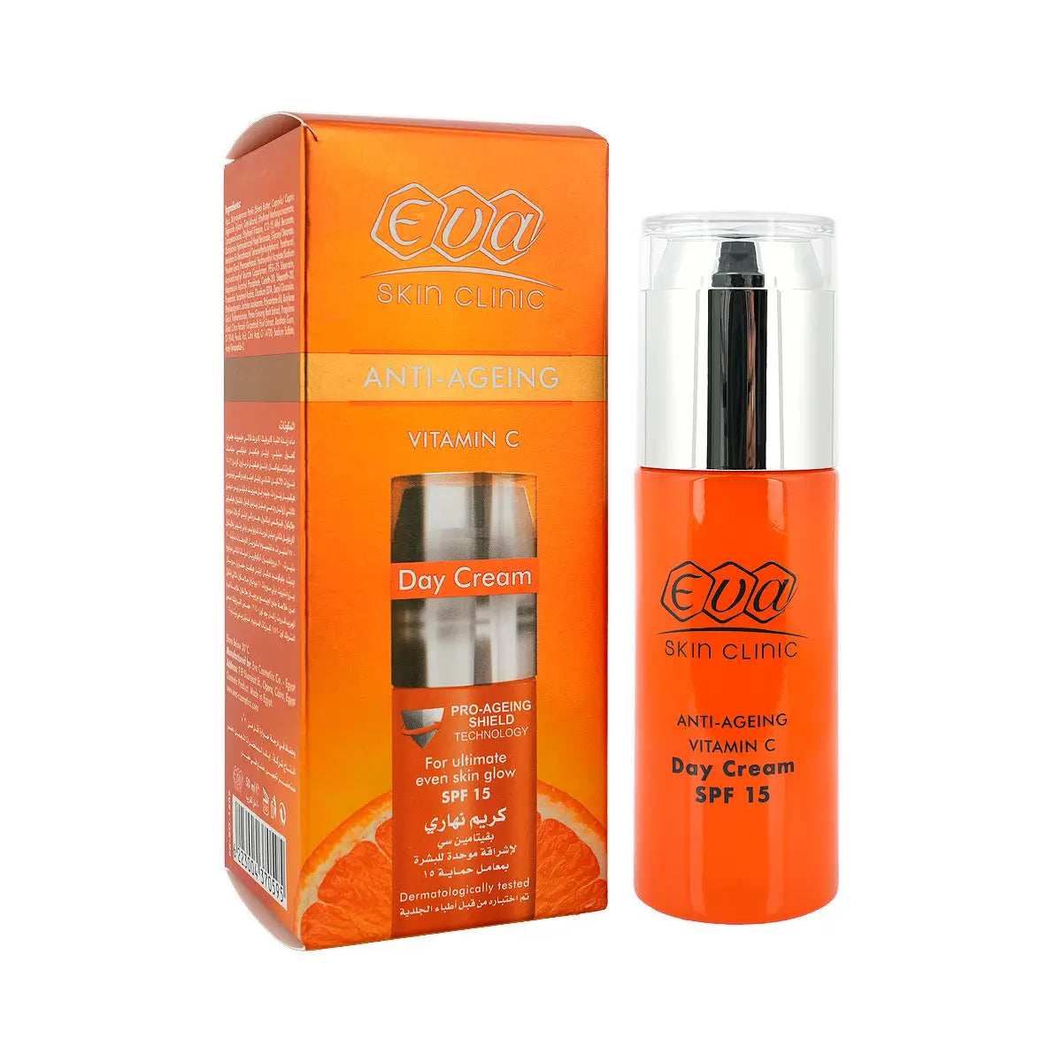 6-Eva Skin Clinic Anti-Ageing Vitamin C Day Cream SPF15 50ml +5