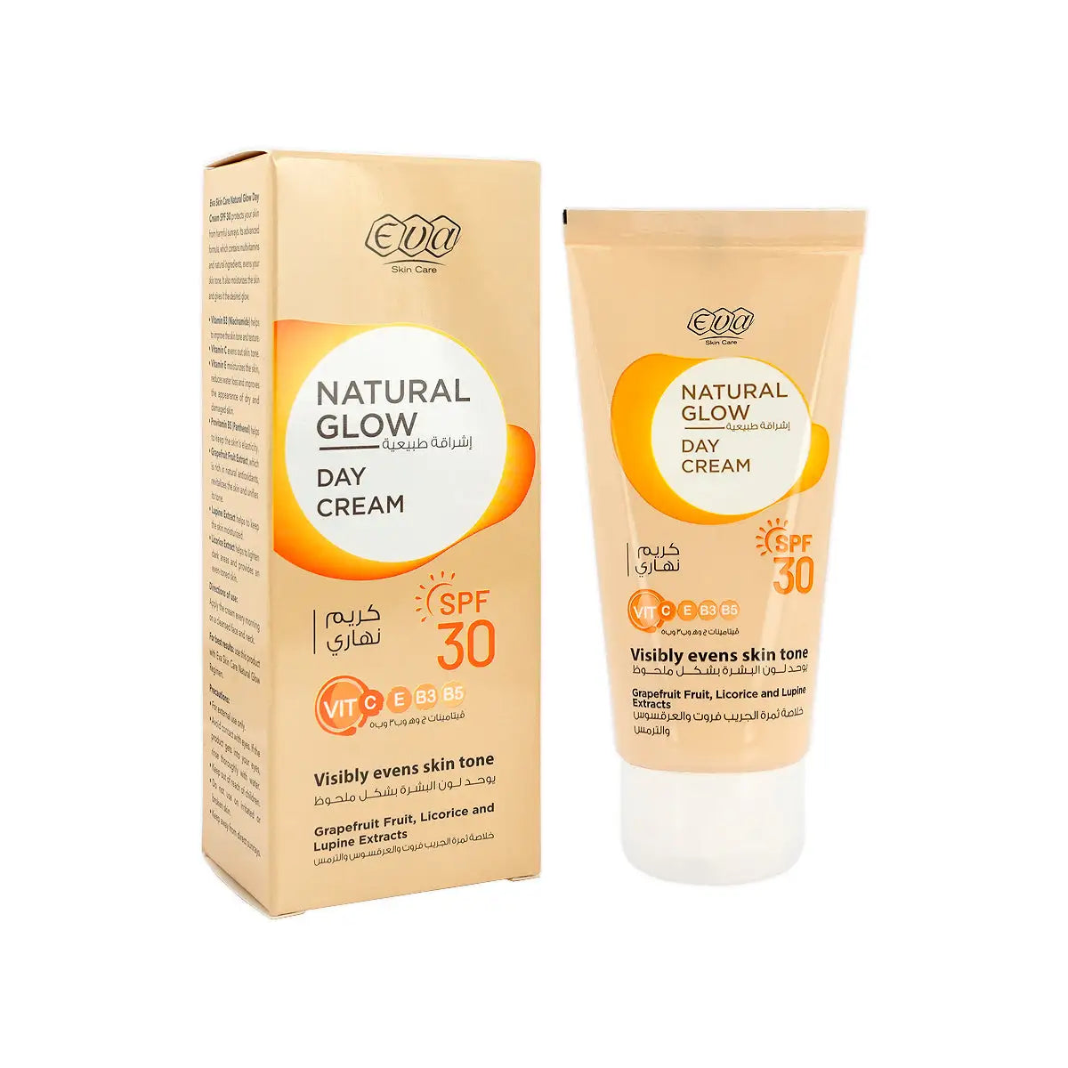 Eva Skin Care Natural Glow Day Cream SPF30 50g