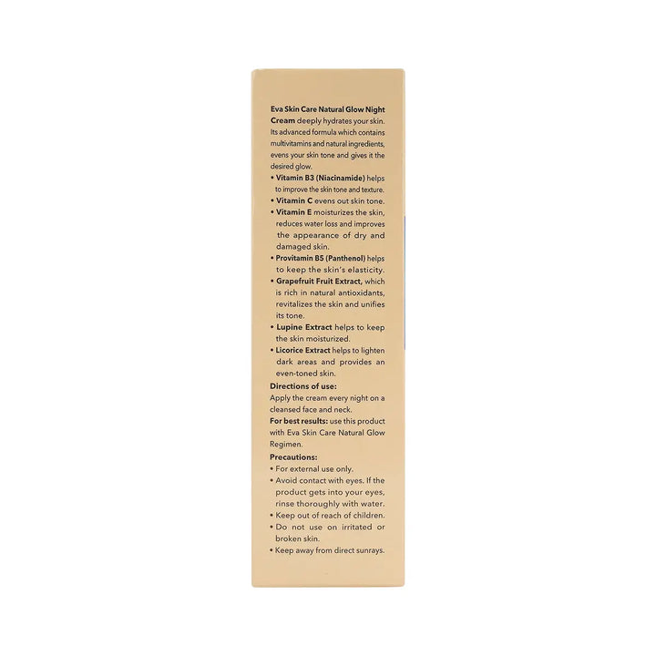 60910-Eva Skin Care Natural Glow Night Cream 50g +6