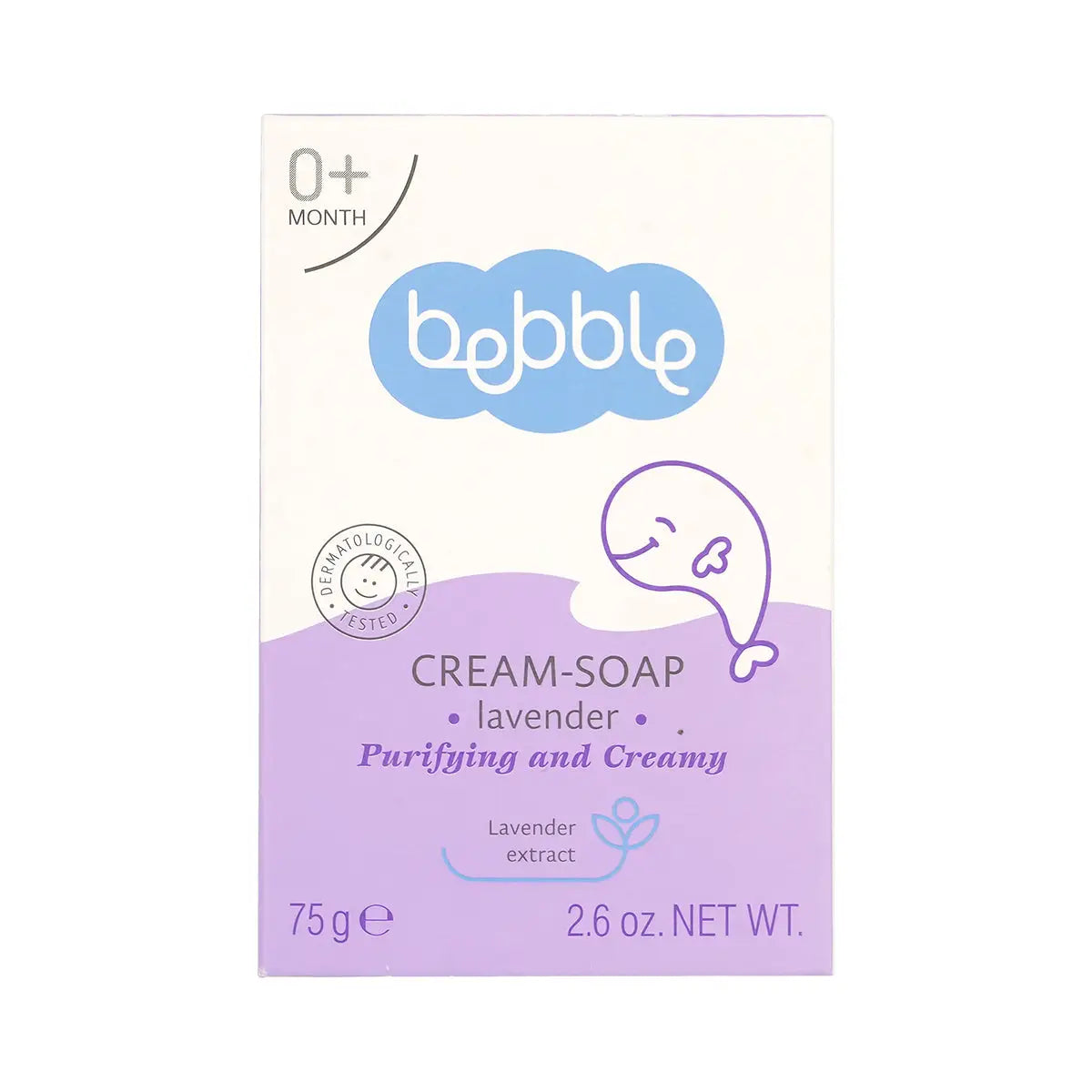 Bebble Cream-Soap Lavender 75g
