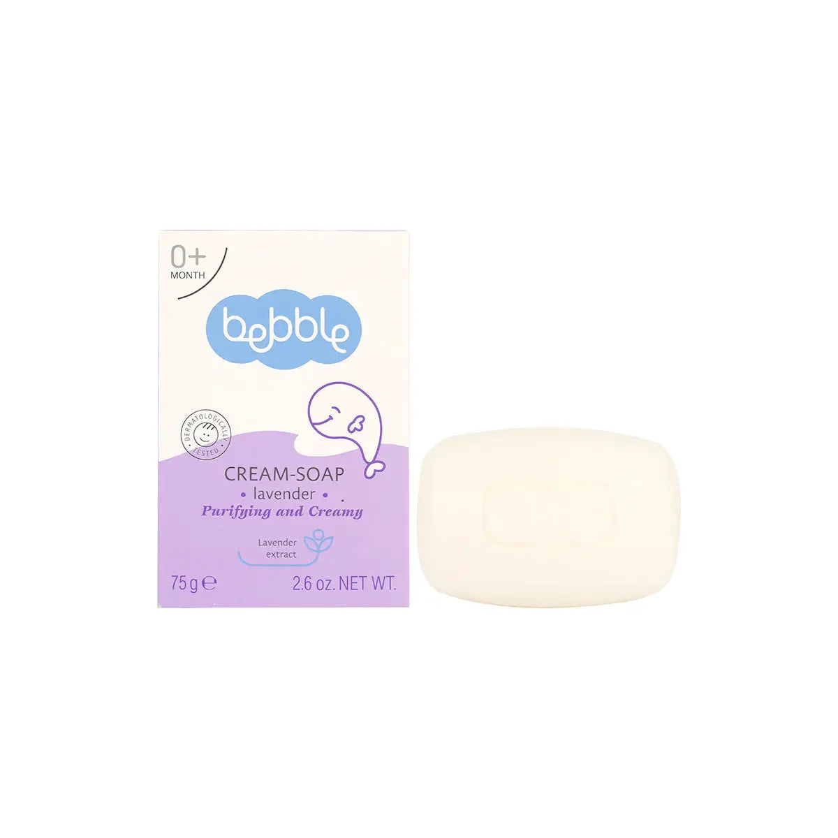 Bebble Cream-Soap Lavender 75g
