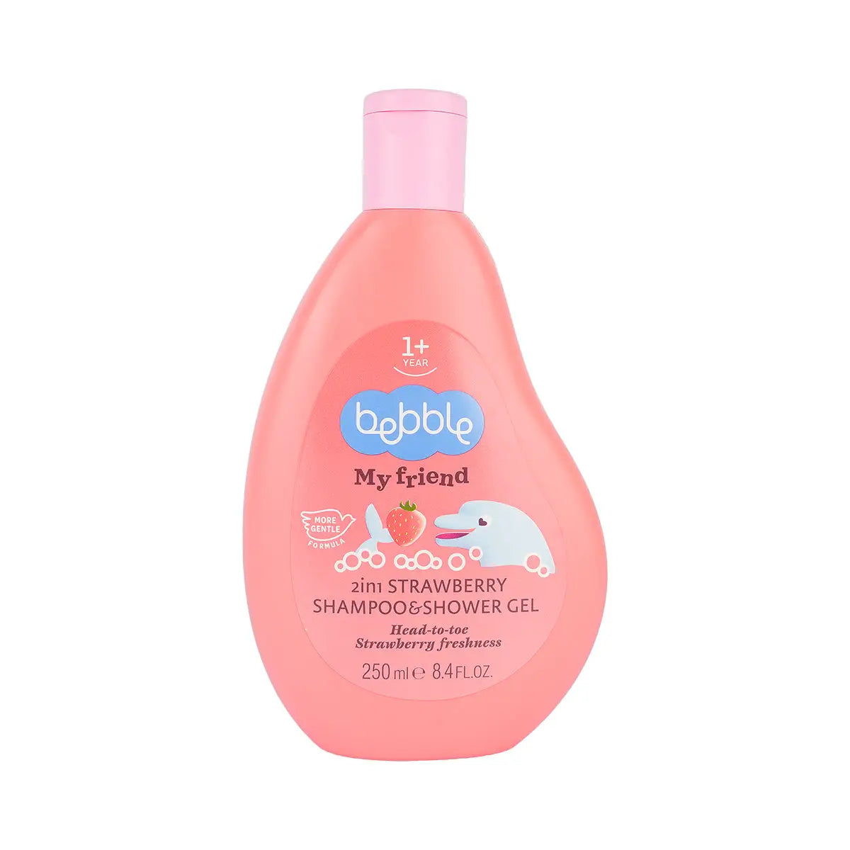 Bebble My Friend 2-in-1 Strawberry Shampoo &Shower Gel 250mL