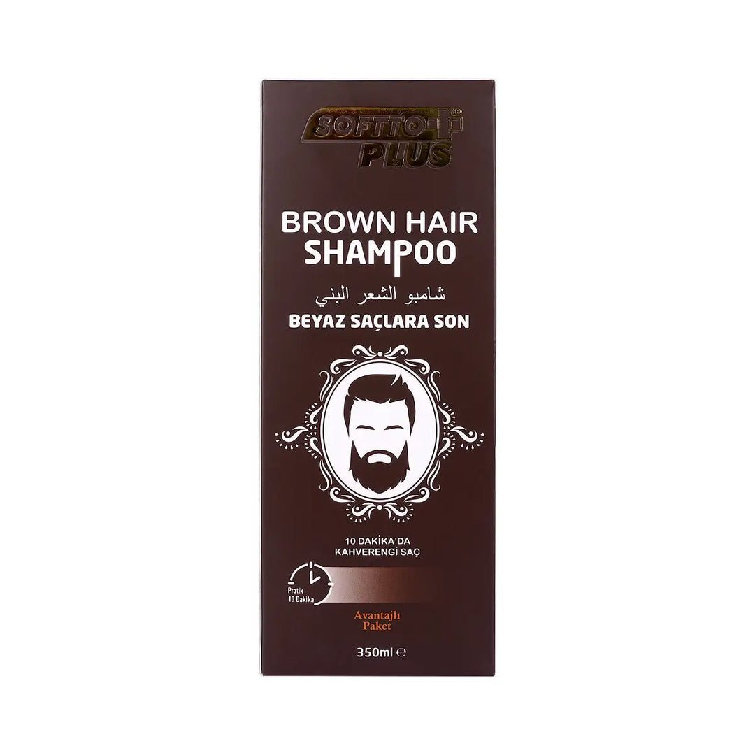 60934-Softto Plus Brown Hair Shampoo 350mL +5
