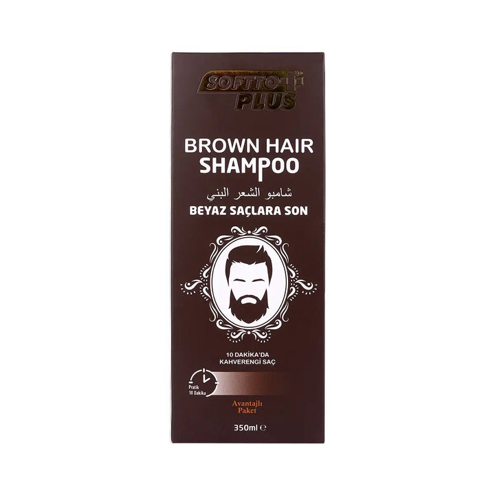60934-Softto Plus Brown Hair Shampoo 350mL +5
