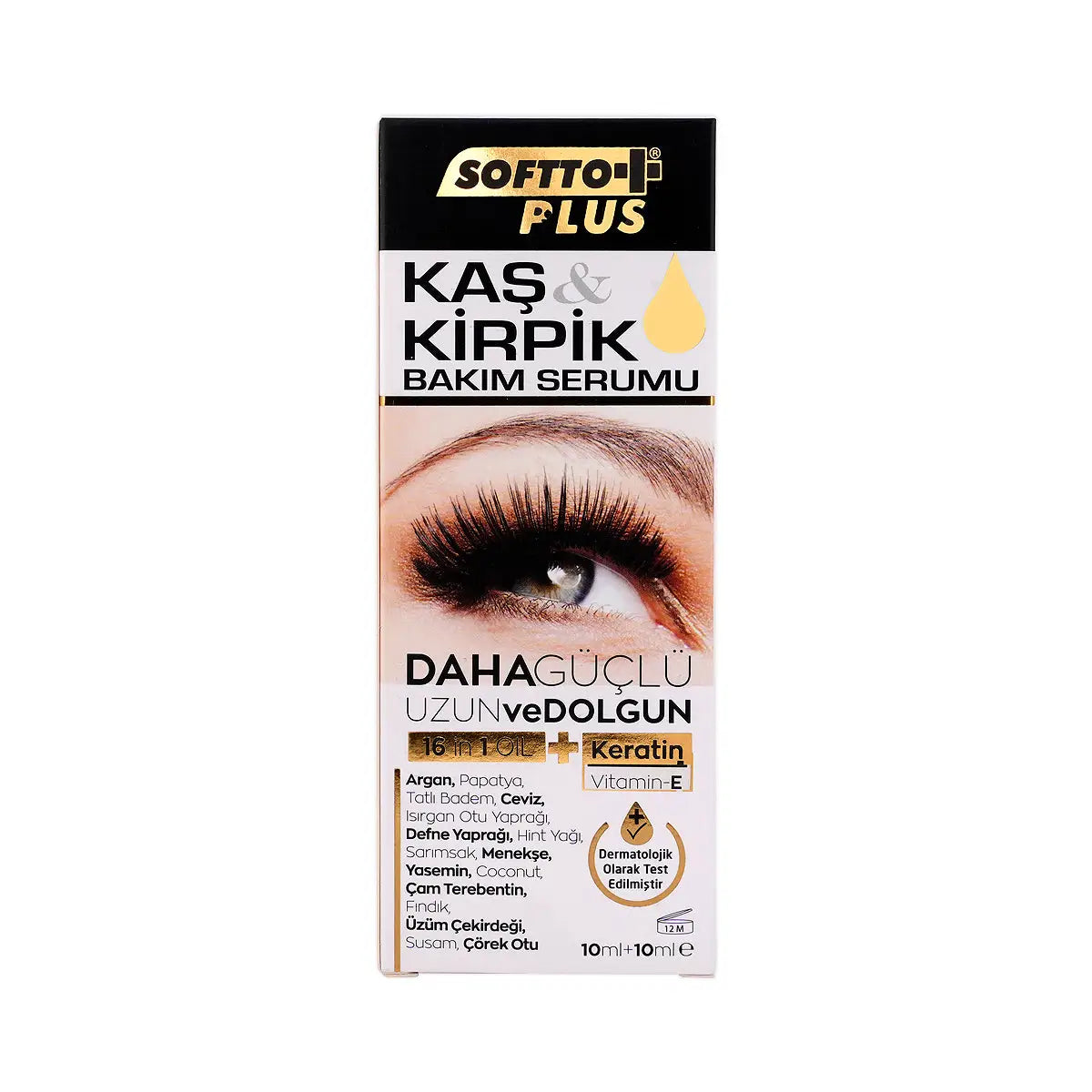 4-Softto Plus Eyebrow & Eyelash Care Serum 10mL +3