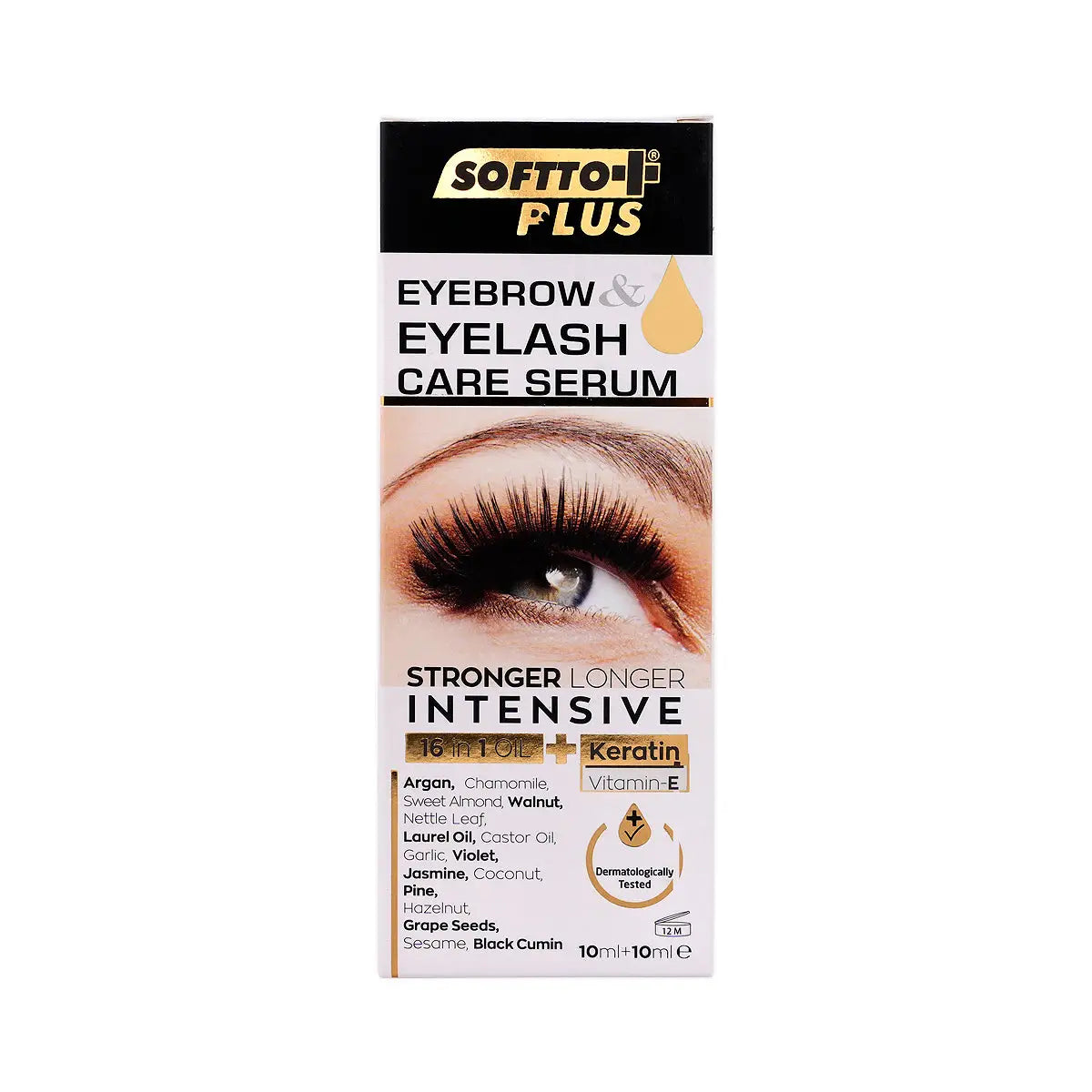 5-Softto Plus Eyebrow & Eyelash Care Serum 10mL +4