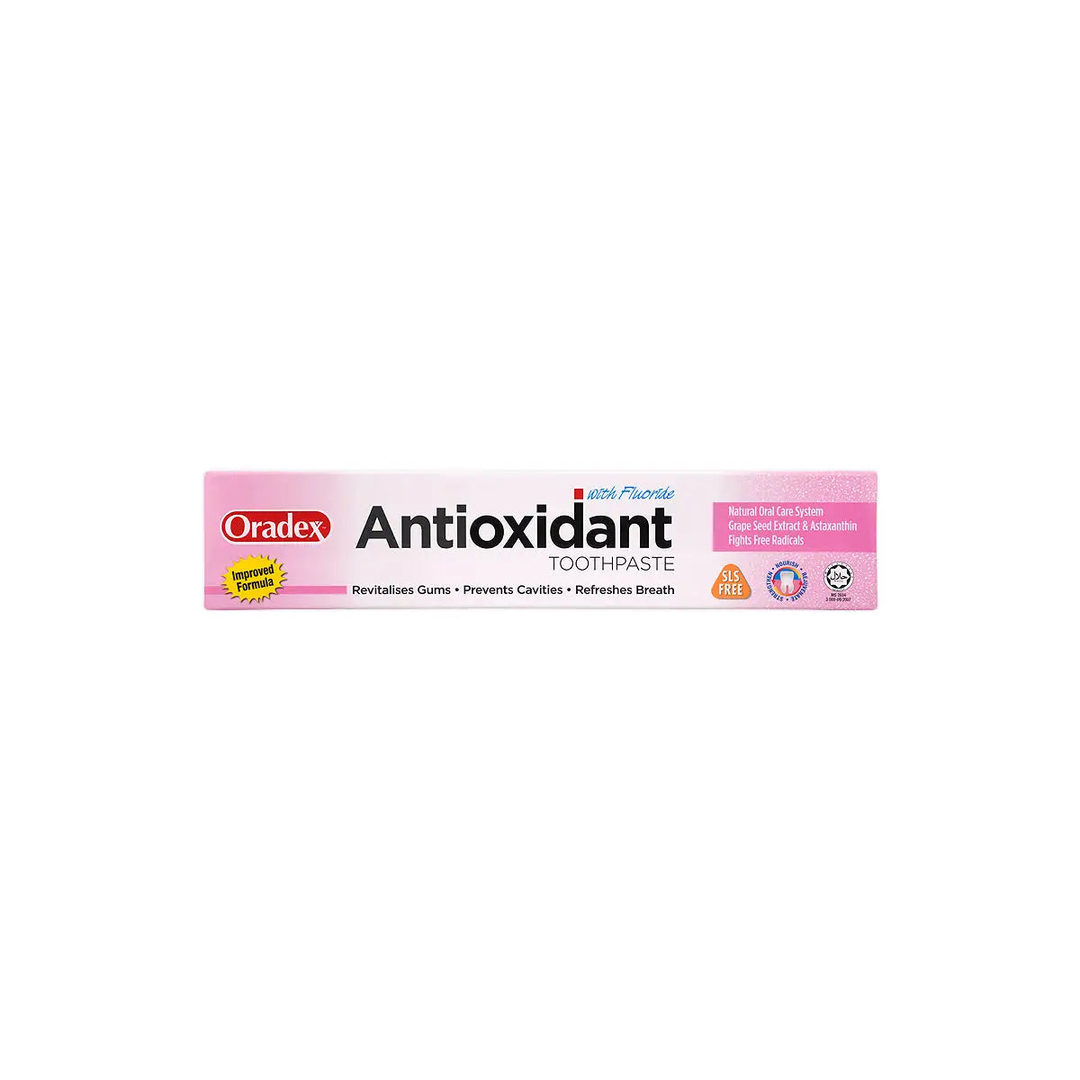 60942-Oradex Antioxidant Toothpaste With Fluoride 120g +1