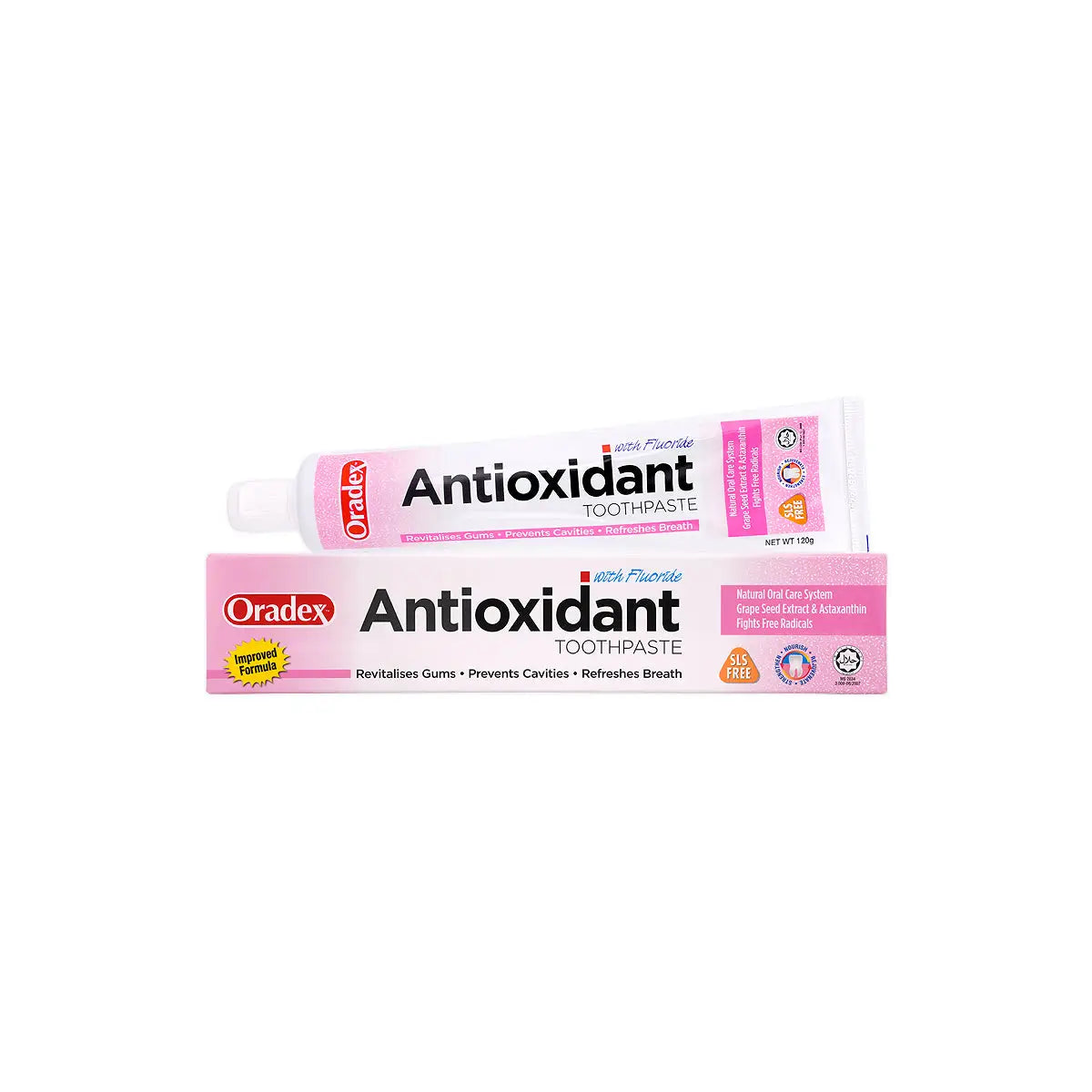60942-Oradex Antioxidant Toothpaste With Fluoride 120g