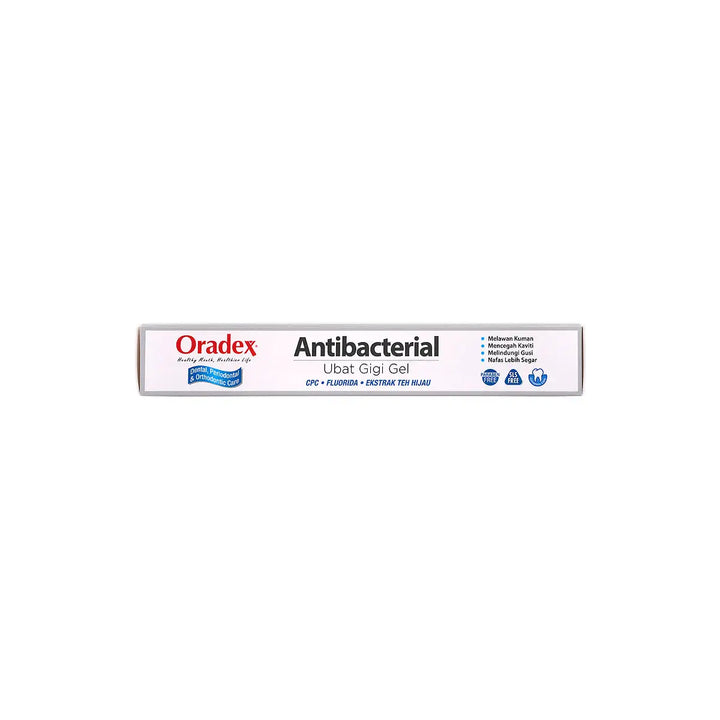 60943-Oradex Antibacterial Gel Toothpaste 120g +2
