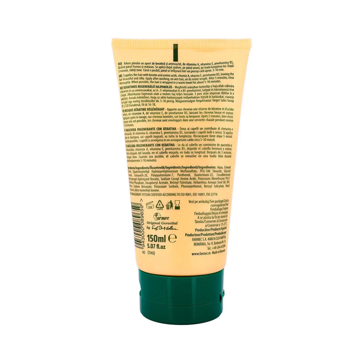 3-Gerovital Tratament Expert Keratin Regenerating H.Mask 150mL +2