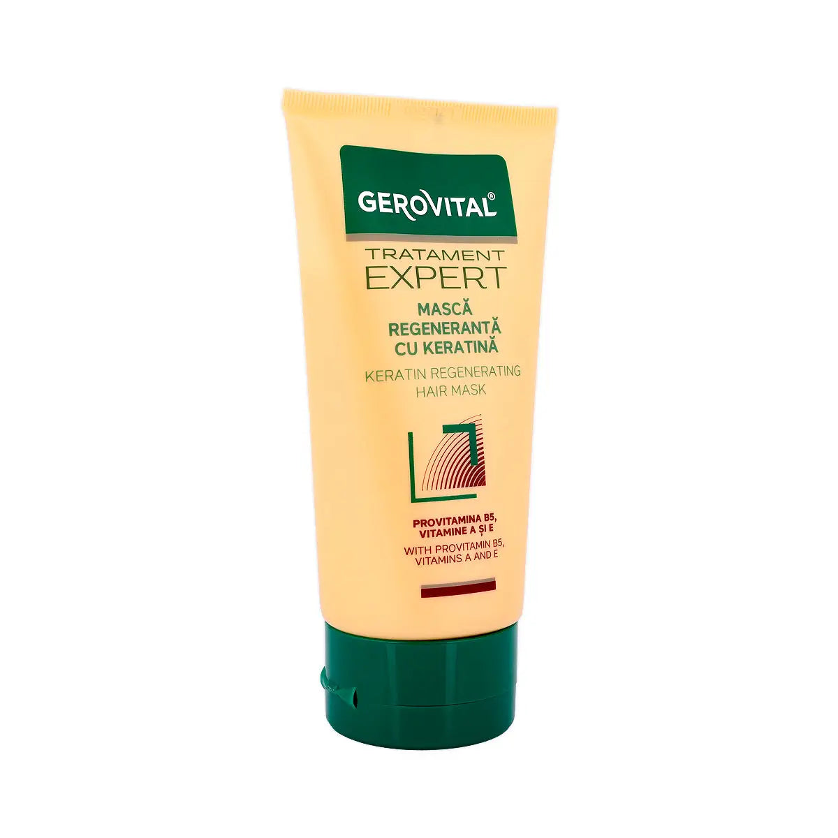 2-Gerovital Tratament Expert Keratin Regenerating H.Mask 150mL +1