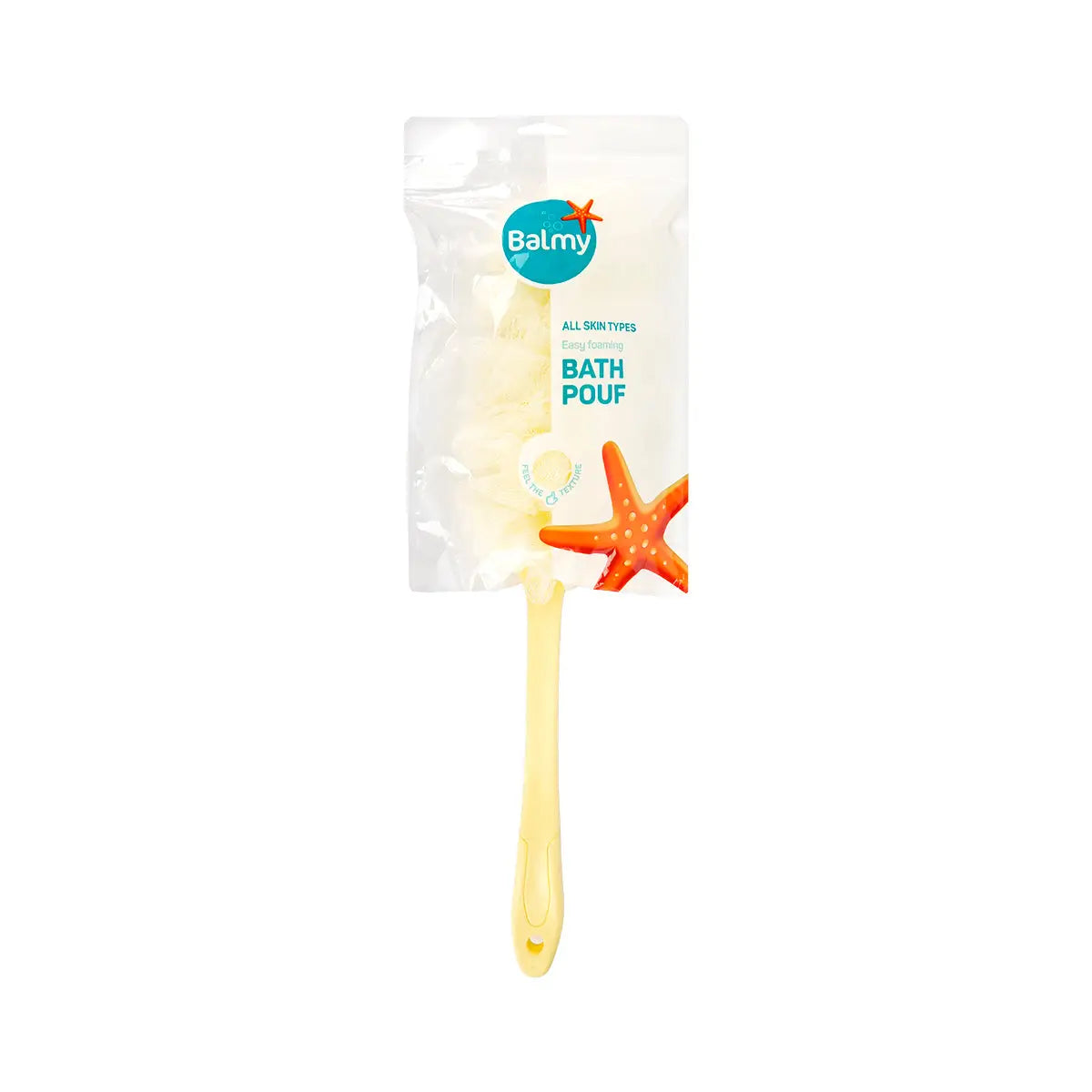 1-Balmy Easy Foaming Bath Pouf with Handle