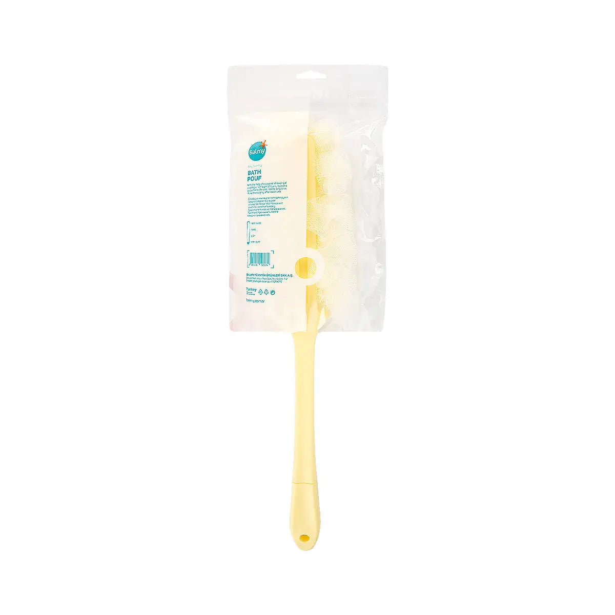 2-Balmy Easy Foaming Bath Pouf with Handle +1