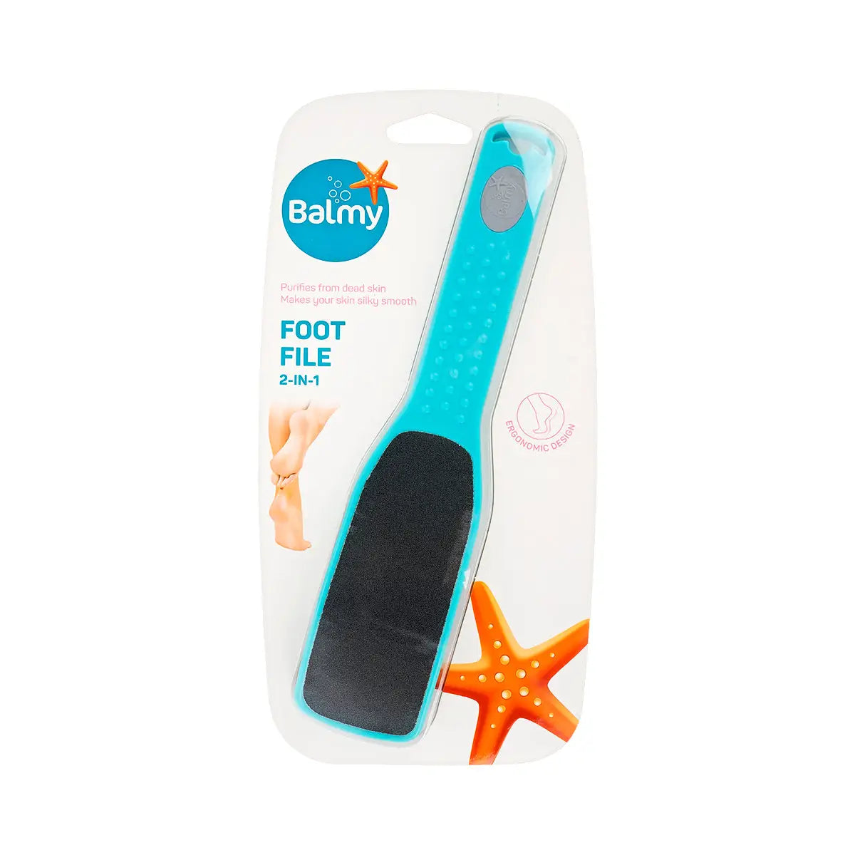 1-Balmy Foot File 2-In-1