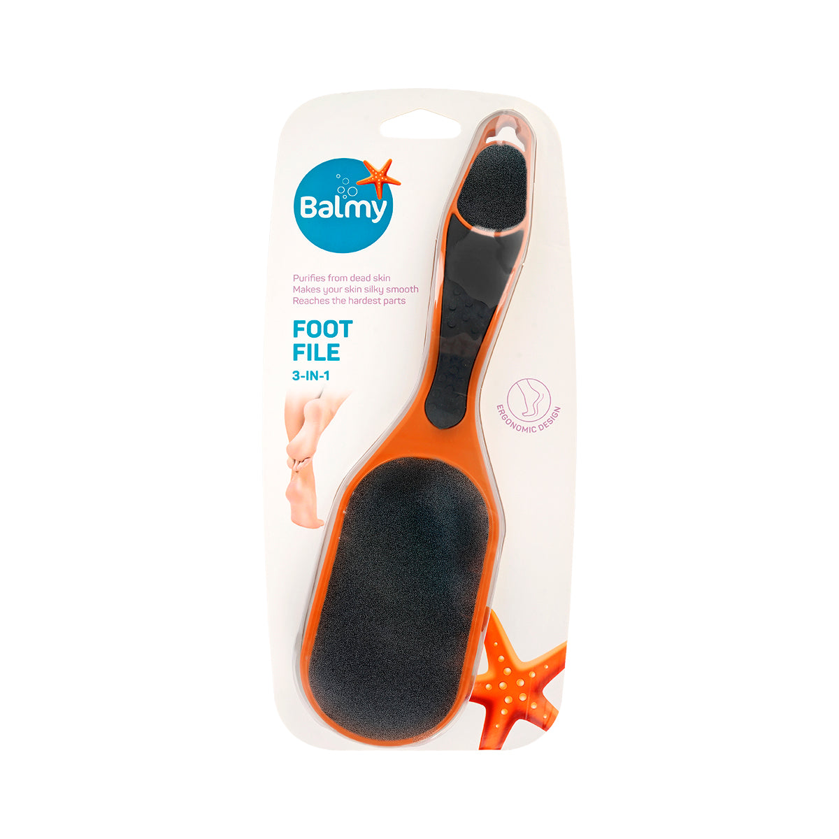 1-Balmy Foot File 3-In-1